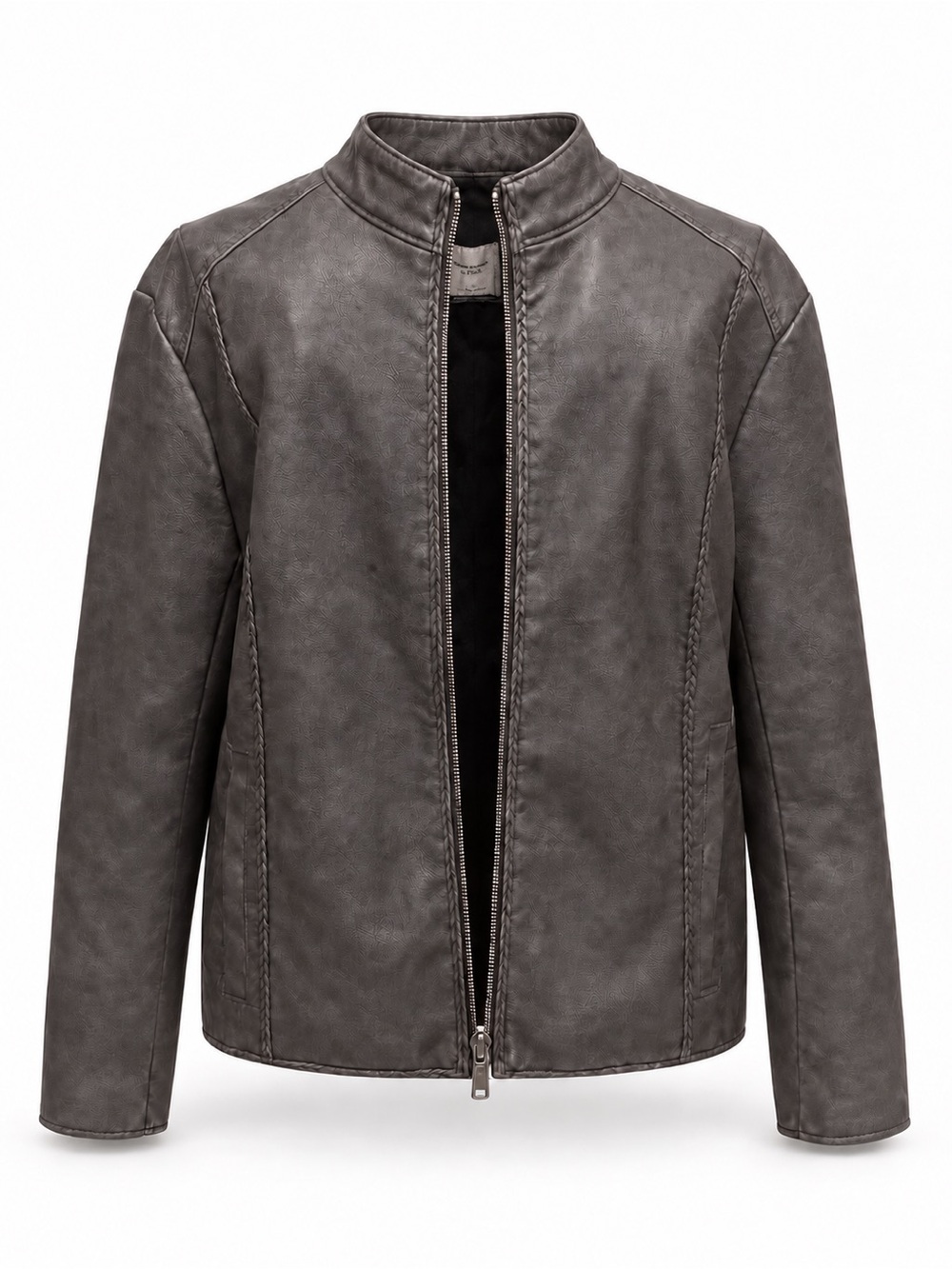 Women’s AF Vegan Leather Mockneck Jacket